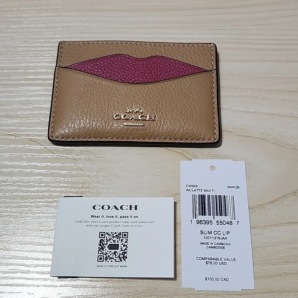 Coach Lip card Case